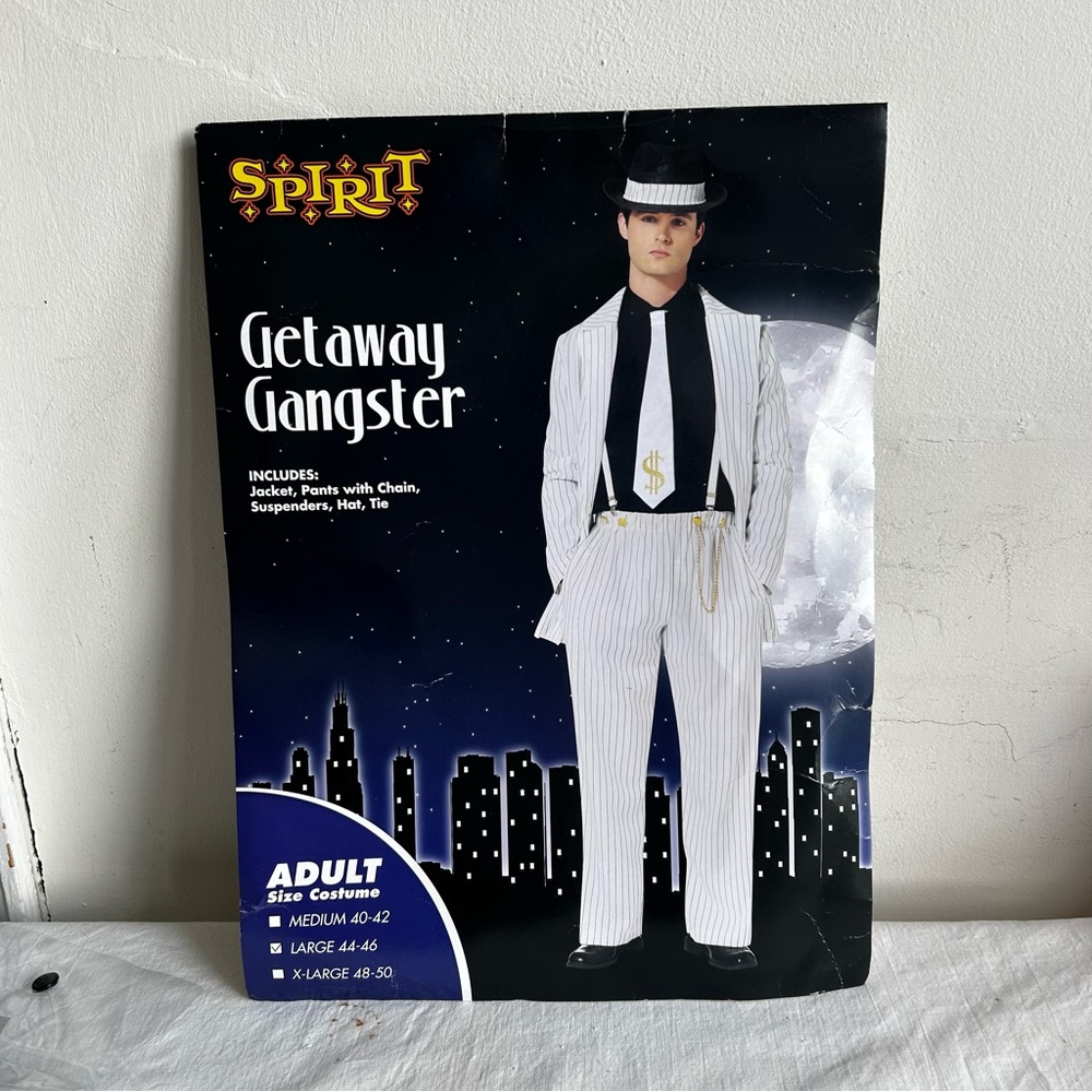 Spirit Getaway Gangster Zoot Suit Halloween Costume Cosplay